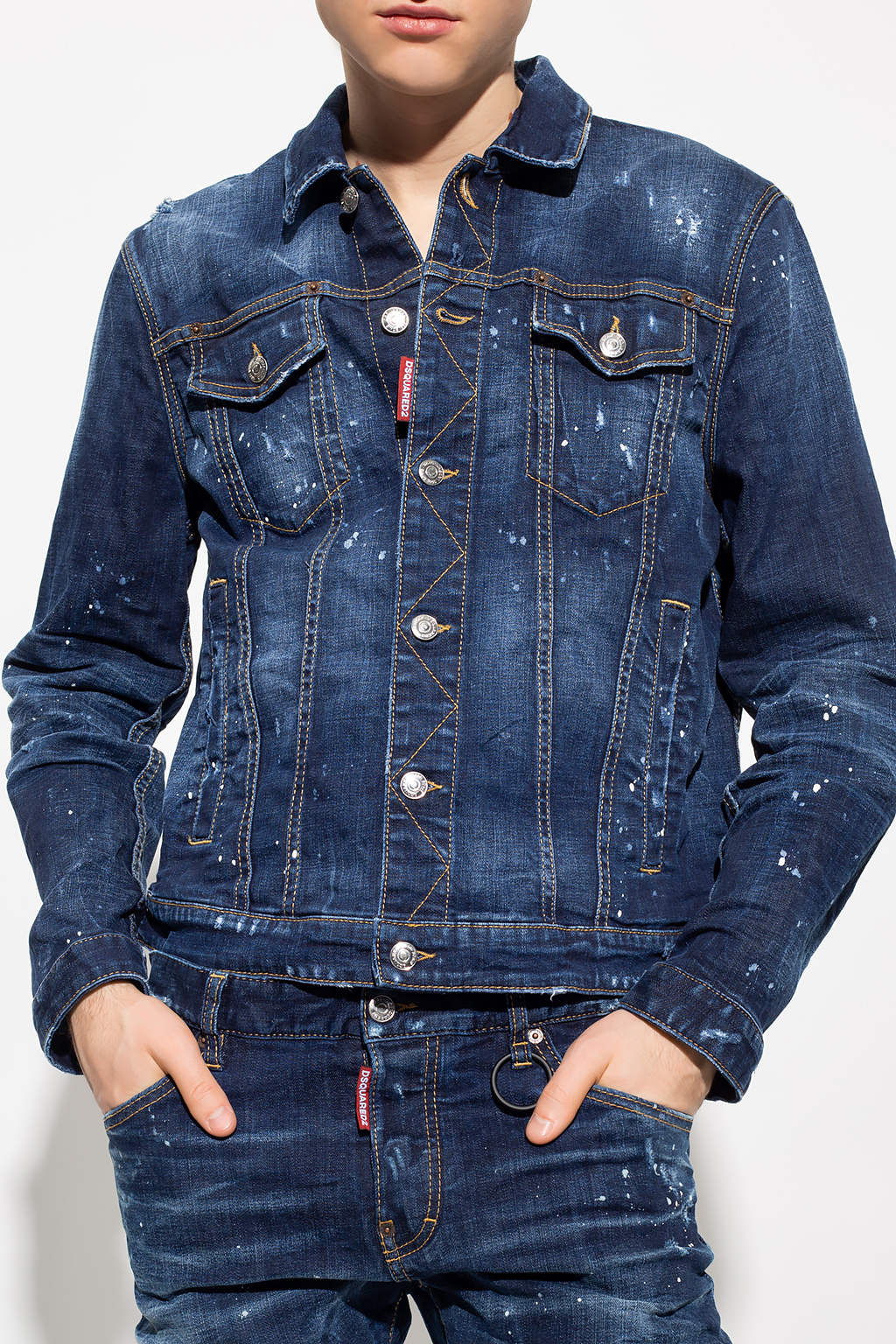 Dsquared2 'Dan' denim jacket | Men's Clothing | Vitkac